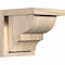 Ekena Millwork Ridgewood Smooth Corbel w/Backplate, Douglas Fir, 7 1/2"W x 8"D x 8"H COR08X08X08RID01SDF - alternate 1